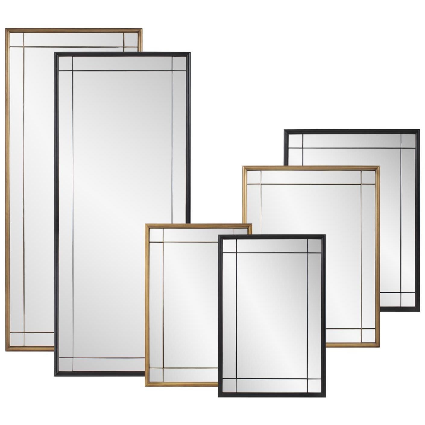 Chiverny 70 X 30 inch Antique Brass French Panel Mirror